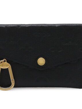 Louis Vuitton Monogram Empreinte Pochette Cles Coin Purse Noir Black